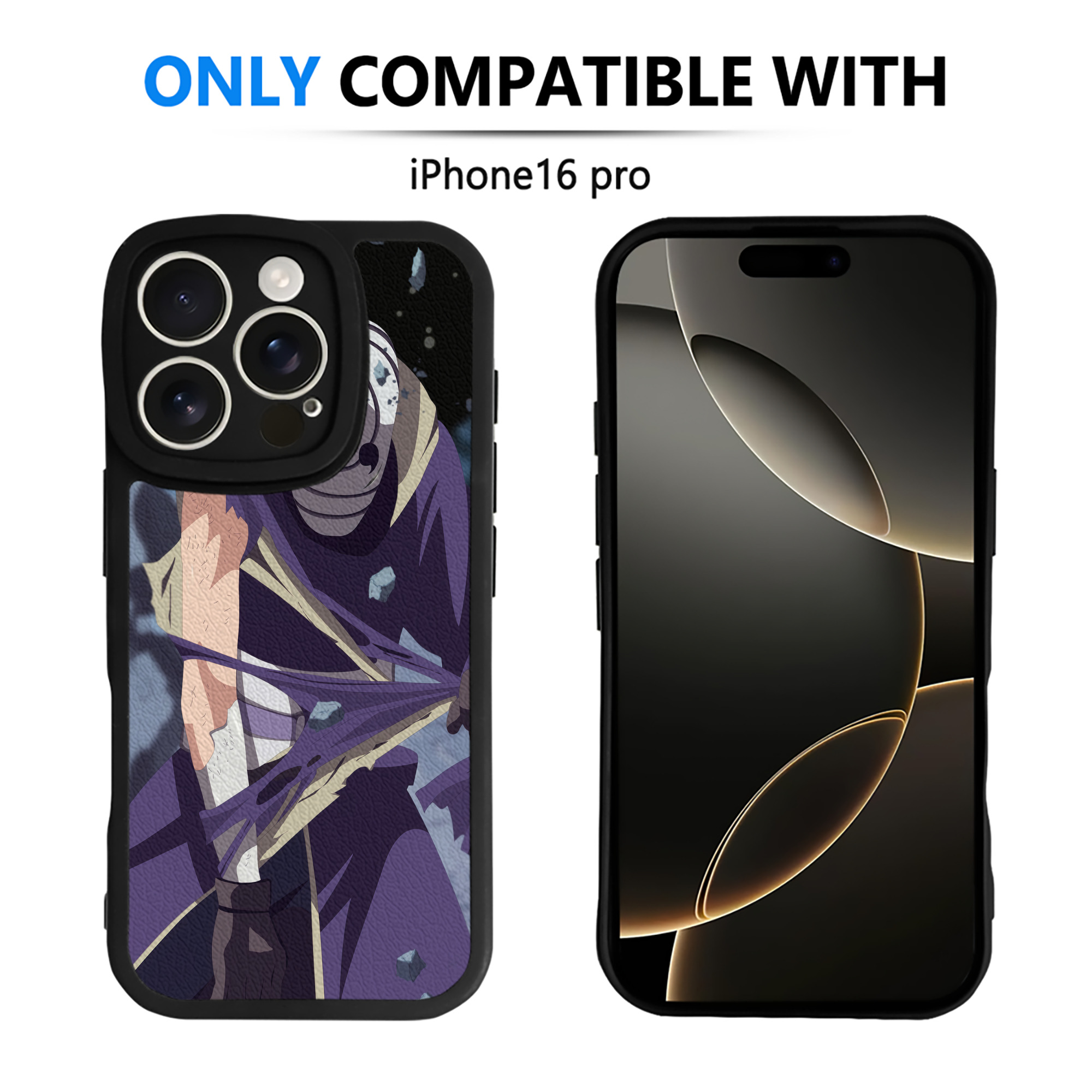 （画像用） NARUTO -ナルト- NARUTO -ナルト- 疾風伝 【iPhone 16シリーズ対応】シリコンスマホケース（レザー調） 材質：シリコン